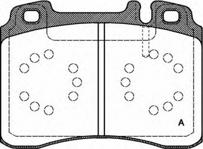 OPEN PARTS bpa037920 -  Комплект тормозных колодок, дисковый тормоз